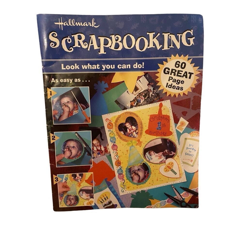 2003 Hallmark Scrapbooking Idea Book  Paperback Crafts Diy Hobbies Vintage Y2k